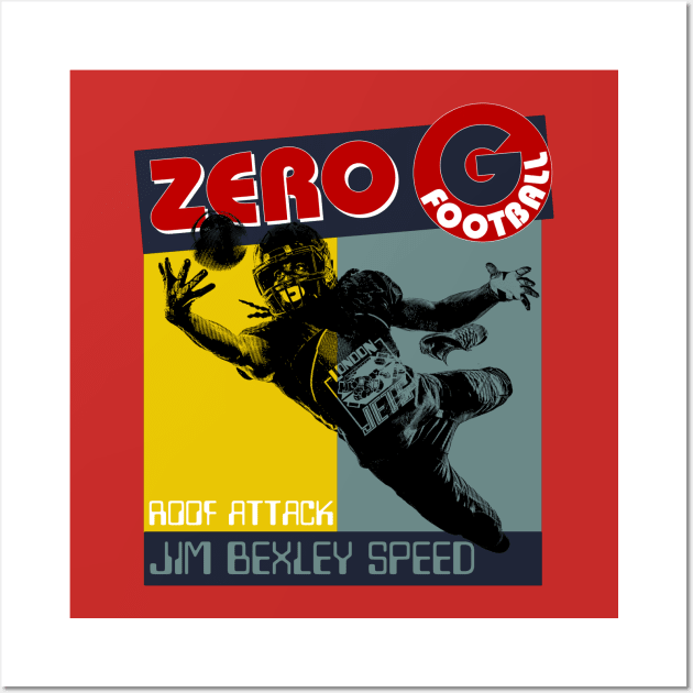 Jim Bexley Speed London Jets Zero Gee Roof Attack Wall Art by Meta Cortex